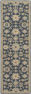 Ness Traditional Navy Area Rug