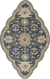 Ness Traditional Navy Area Rug
