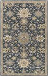 Ness Traditional Navy Area Rug