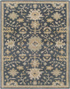 Ness Traditional Navy Area Rug