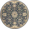 Ness Traditional Navy Area Rug