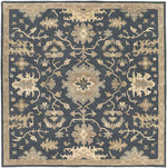 Ness Traditional Navy Area Rug