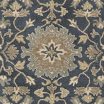 Ness Traditional Navy Area Rug