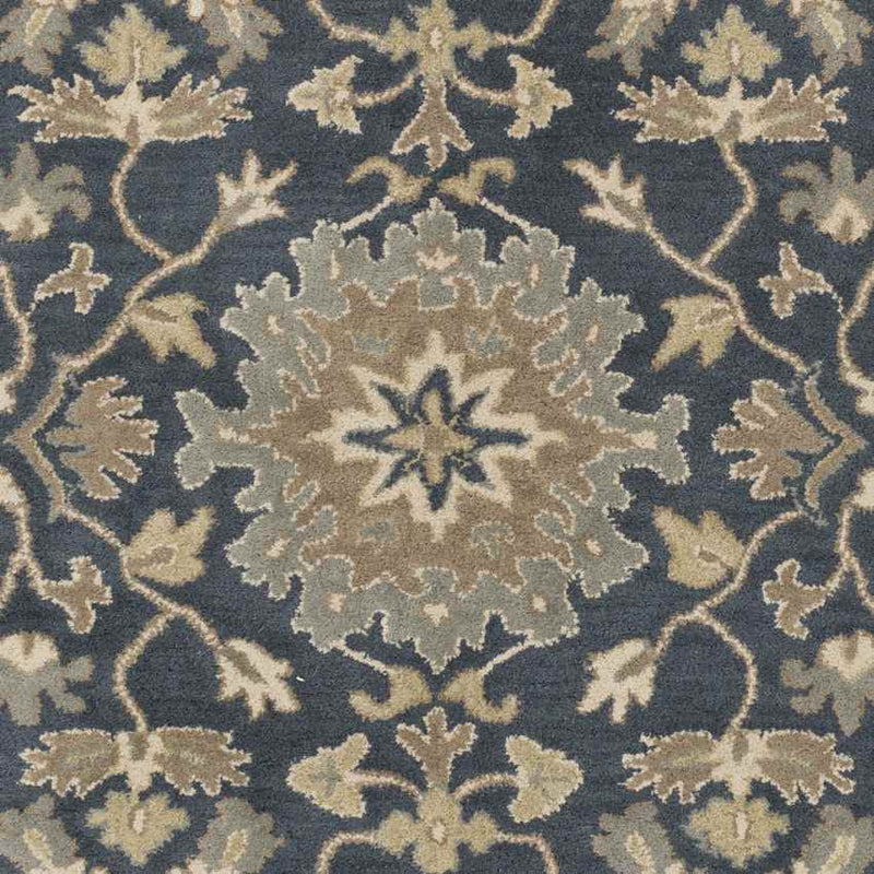 Ness Traditional Navy Area Rug