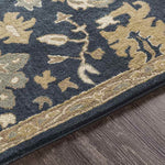 Ness Traditional Navy Area Rug