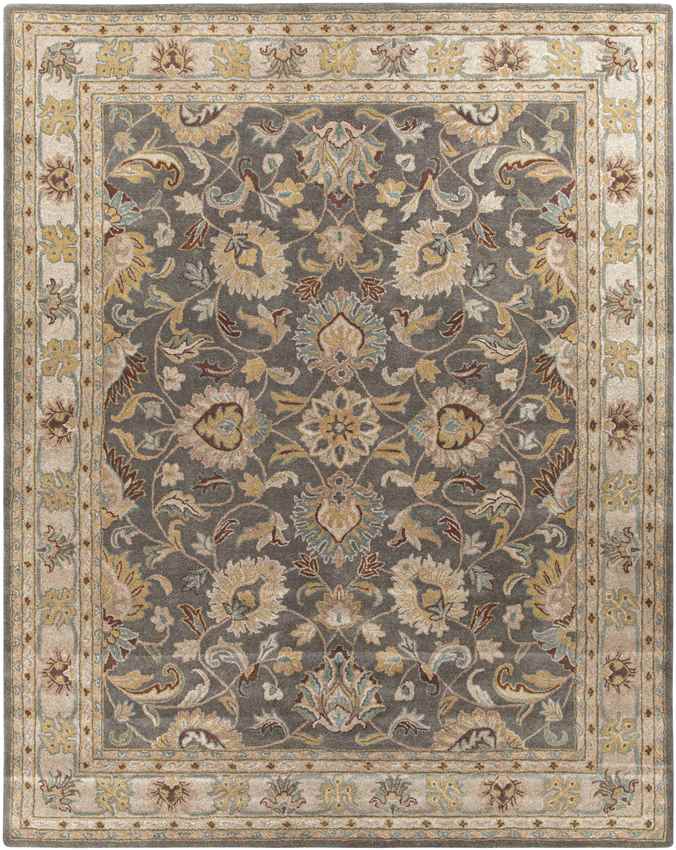 Paris Traditional Khaki Area Rug
