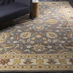 Paris Traditional Khaki Area Rug