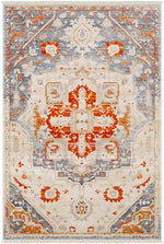 Roubaix Traditional Bright Red Area Rug