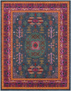 Beziers Traditional Bright Red Area Rug