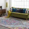 Cannes Traditional Dark Blue Area Rug