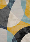 Sarcelles Modern Aqua Area Rug