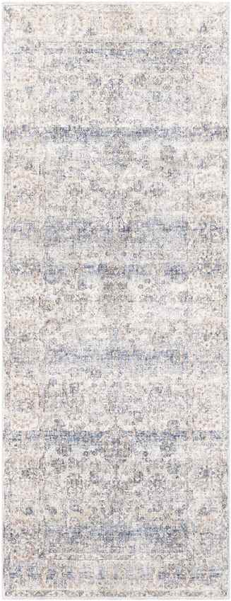 Grasse Traditional Navy Area Rug