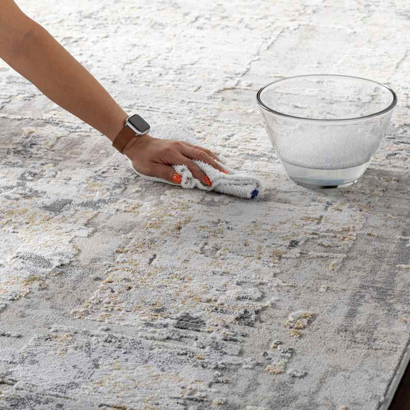 David Modern Gray Area Rug