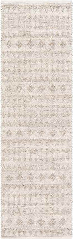 Compiegne Modern Metallic Silver Area Rug
