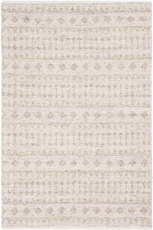 Compiegne Modern Metallic Silver Area Rug