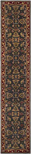 Palaiseau Traditional Dark Red Area Rug