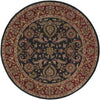 Palaiseau Traditional Dark Red Area Rug