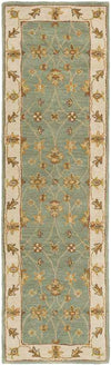 Malakoff Traditional Dark Green Area Rug