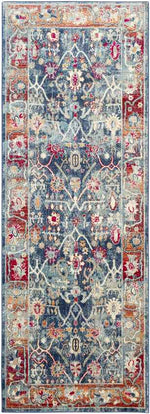 Le Gosier Traditional Ice Blue Area Rug