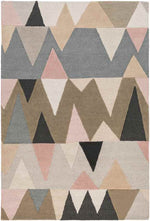 Begles Modern Pale Pink Area Rug