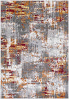 Kourou Modern Burnt Orange Area Rug