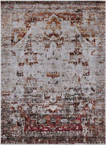 Libourne Traditional Burgundy Area Rug