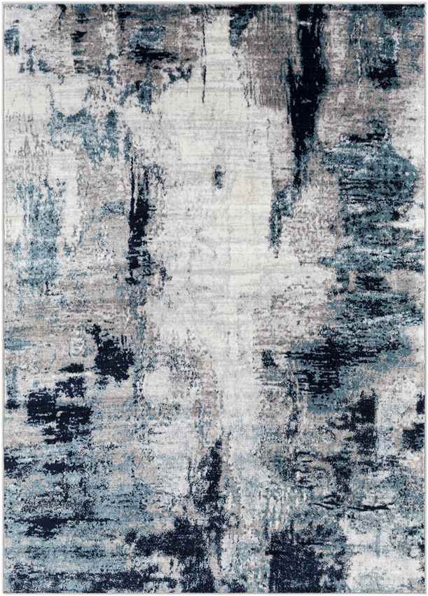 Dole Modern Aqua/Navy Area Rug