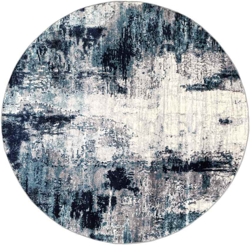 Dole Modern Aqua/Navy Area Rug
