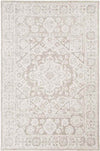 Yvelines Traditional Khaki Area Rug