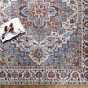 Landes Traditional Pale Blue Area Rug