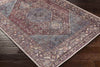Milan Traditional Dark Plum Washable Area Rug
