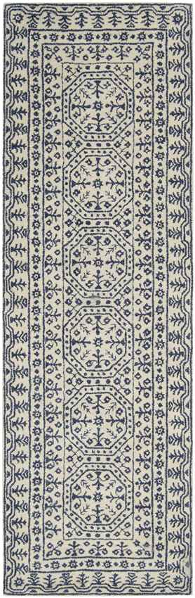 Turin Traditional Denim Area Rug