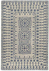 Turin Traditional Denim Area Rug