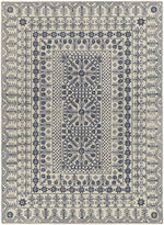 Turin Traditional Denim Area Rug