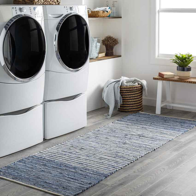 Massa Cottage Bright Blue Area Rug