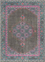 Chieti Traditional Charcoal Area Rug