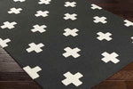 Sardinia Modern Black Area Rug