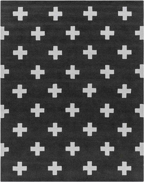 Sardinia Modern Black Area Rug