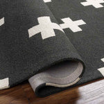 Sardinia Modern Black Area Rug