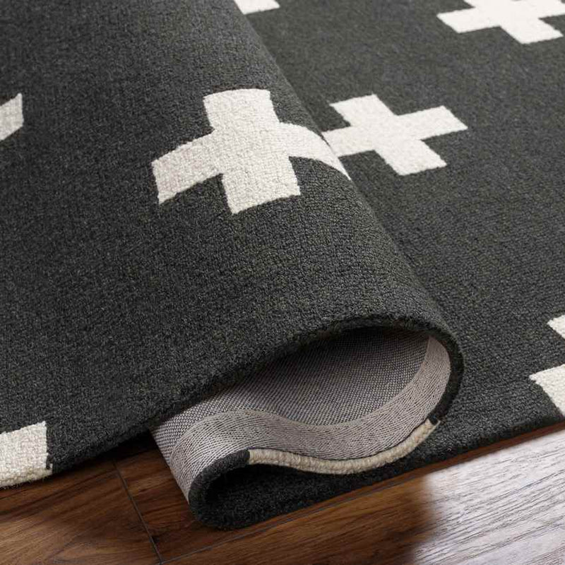 Sardinia Modern Black Area Rug