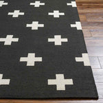 Sardinia Modern Black Area Rug