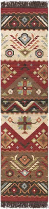 Claudette Rustic Dark Brown Area Rug