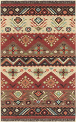Claudette Rustic Dark Brown Area Rug