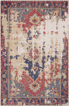 Germain Traditional Rust/Beige Area Rug