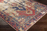 Germain Traditional Rust/Beige Area Rug