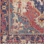 Germain Traditional Rust/Beige Area Rug