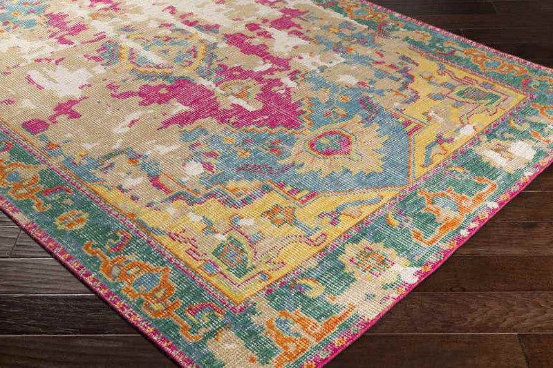Germain Traditional Teal Area Rug