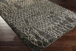 Laron Modern Black Area Rug
