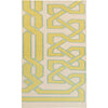 Akhiok Global Bone/Green Area Rug