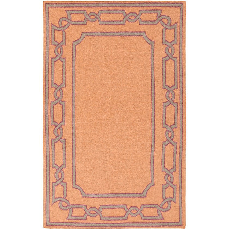 Alabaster Cottage Tangerine/Sage/Sangria Area Rug